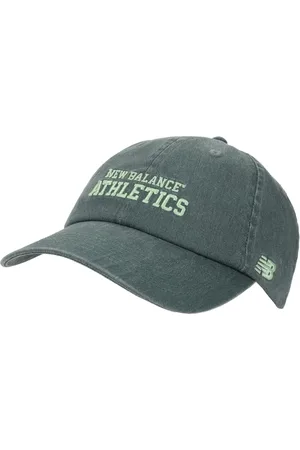 New Balance Green 6 Panel Athletics 100% Cotton Hat ONE
