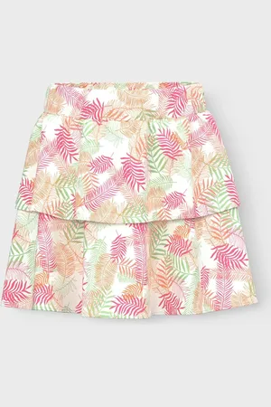 NAME IT Floral Print Ruffle Skirt 10 Years (140cm)