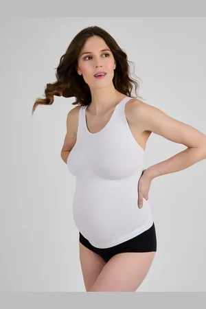 JoJo Maman Bébé White Maternity Support Vest M