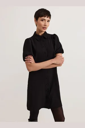 Phase Eight Candice Denim Scallop 100% Cotton Dress AU 10
