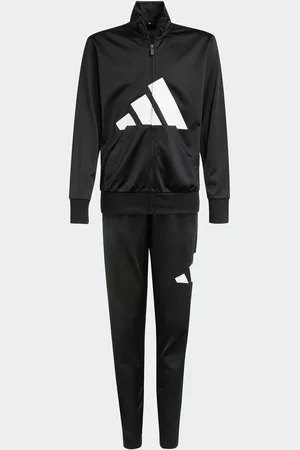 adidas Black Large Logo Tracksuit 7