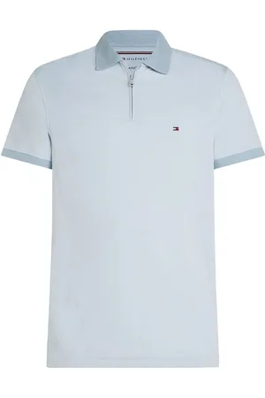 Tommy Hilfiger Regular Fit Performance Zip Short Sleeve Polo Shirt S