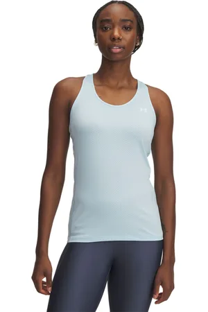 Under Armour Blue Tech Mesh Racer Tank XL