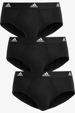 adidas Black Active Flex Cotton Black 3 Pack Briefs XL
