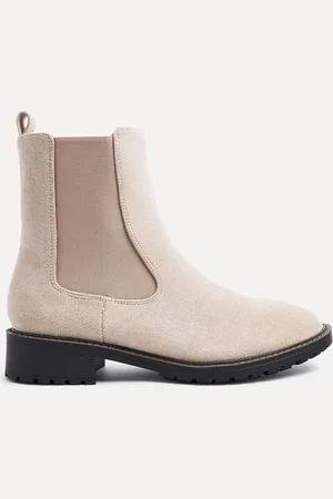 Linzi Nude Dalston Chelsea Boots With Stretch Panel AU 10 (EU 41)