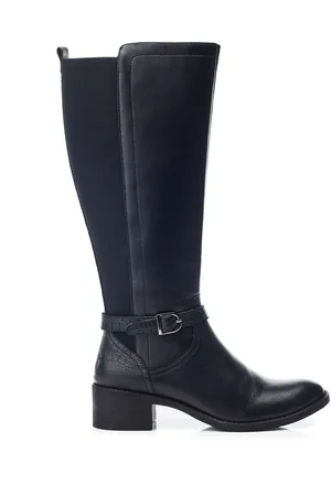 Moda In Pelle Radelle Buckle Detail Leather Riding Boots AU 9 (EU 40)