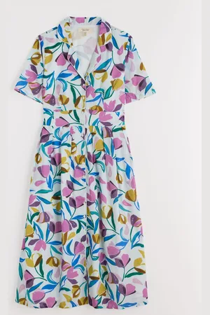 Seasalt Cornwall Multi Charlotte 100% Cotton Dress AU 10