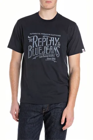 Replay Blue 100% Cotton Jeans T-Shirt XXL