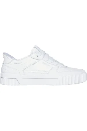 Skechers White Jade Put It In Slip In Trainers AU 7.5 (EU 38.5)