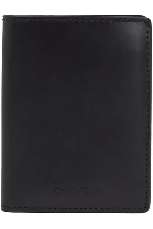 Calvin Klein Black Premium Leather Bifold Wallet One