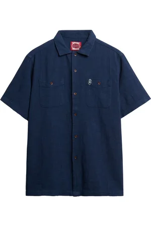 Superdry Merchant Short Sleeve Textured Shirt M