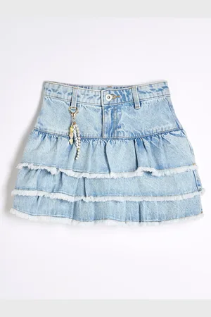 River Island Girls Denim Rara Skirt 134140cm