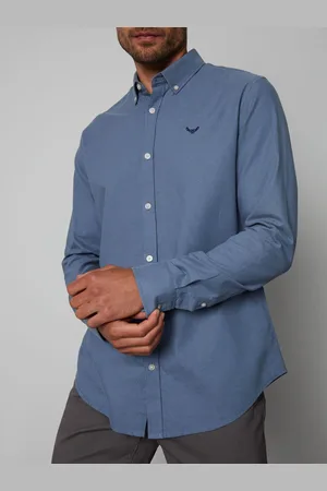 Threadbare Oxford Long Sleeve Shirt XL