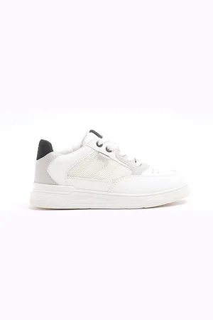 River Island White Boys Mesh Trainers AU 11 (EU 29)