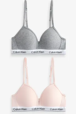 Calvin Klein Grey Modern Cotton Triangle Bra 2 Pack 12