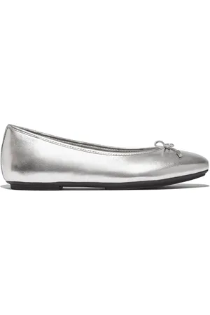 FitFlop Delicato Bow Soft Leather Ballet Flats AU 8 (EU 39)