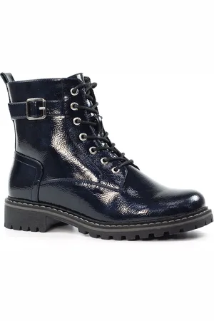 Lunar Parlour Patent Ankle Boots AU 6 (EU 37)