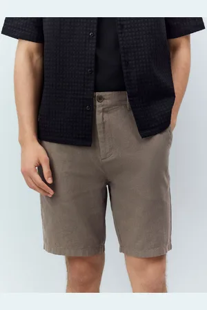 Next Linen Rich Elasticated Waist Chino Shorts 42W x 31L (UK 42 R)