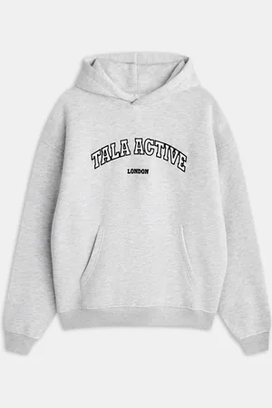 Tala Grey Active Embroidered Hoodie xlarge