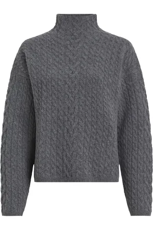 Calvin Klein Grey Relaxed Soft Wool Cable Jumper XL