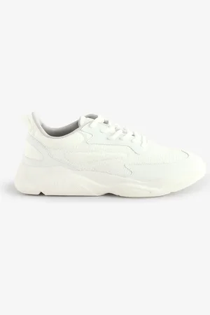 HUGO BOSS White Leon Runner Trainers AU 5 (EU 38)