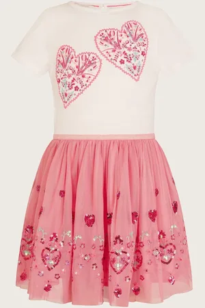 Monsoon Heart Embroidered Disco Dress 9