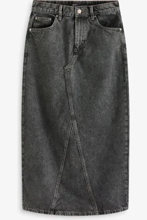 Next Maxi Denim 100% Cotton Skirt AU 10 R
