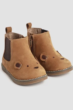 JoJo Maman Bébé Brown Bear Leather Boots AU 10 (EU 28)