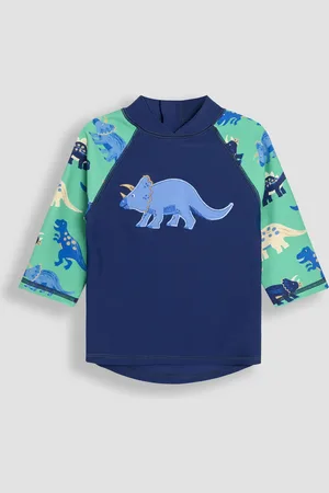 JoJo Maman Bébé Navy Appliqué Sun Protection Rash Vest 3