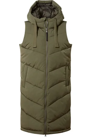 Tog 24 Green Ranskill Long Padded Hooded Gilet AU 10