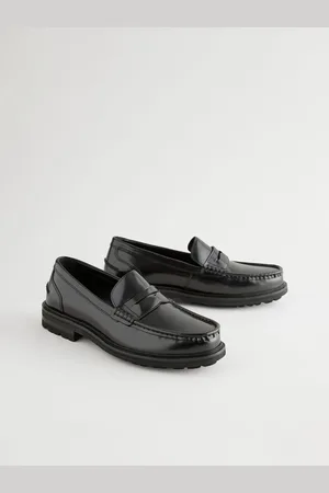 Next Leather Cleated Sole Penny Loafers AU 8 (EU 42)