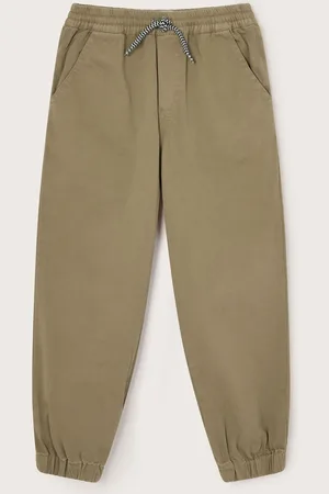 Monsoon Natural Pull On Cuffed Trousers 4 Years (104cm)