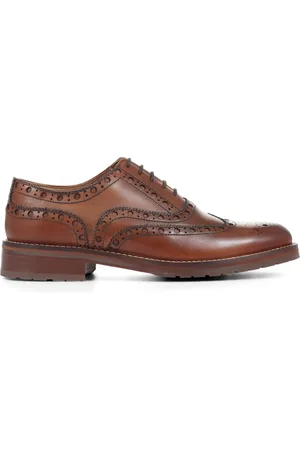 JONES BOOTMAKER Mens Bertie Oxford Leather Brogues AU 9 (EU 43)