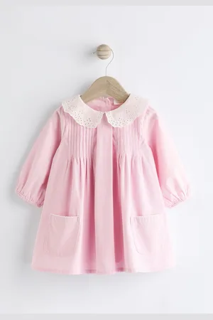 Next Baby Collared Woven Dress With Tights (0mths-2yrs) 3