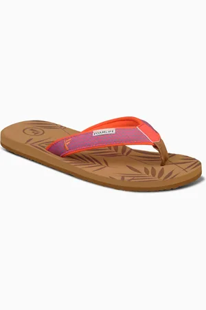 FoamLife Brown Womens Harts Flip Flops AU 8 (EU 39)