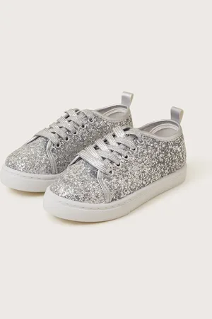 Monsoon All-Over Glitter Trainers AU 1 (EU 33)