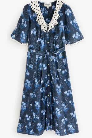 Cath Kidston Button Down Dress AU 14