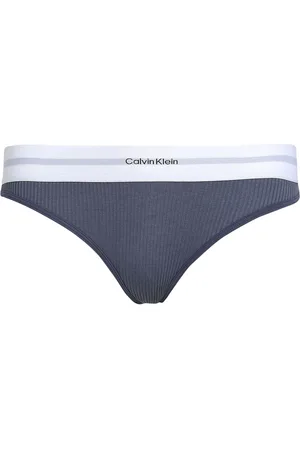 Calvin Klein Grey Rib Full Briefs L