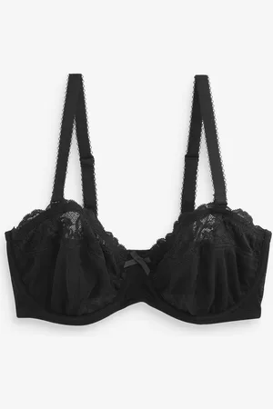 Next Black DD+ Non Pad Strapless Bra 34 E