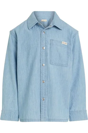 Calvin Klein Relaxed Chambray Shirt 140146cm
