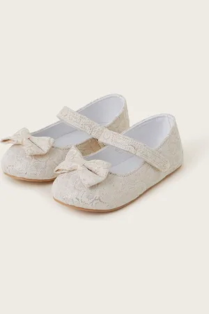 Monsoon Baby Jacquard Bow Walkers Shoes AU 4 (EU 20)