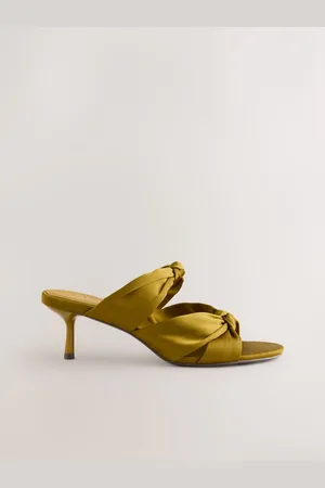 Next Green Forever Comfort Round Toe Twist Detail Low Heel Mules AU 10 (EU 42)