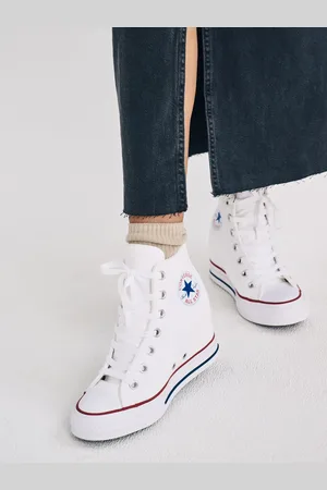 Converse White Chuck Taylor All Star Wedge Trainers AU 7.5 (EU 39)