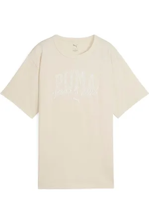 PUMA White Womens CLASS Relaxed T-Shirt S
