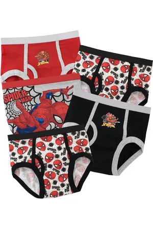 Character Silver Spiderman 100% Cotton Briefs Packs of 5 6