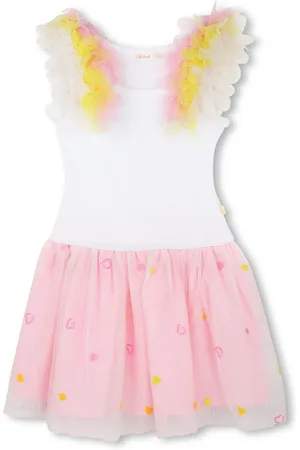 Billieblush Mesh Tulle Party Dress With Ruffle Sleeve Detail 6 Years (116cm)
