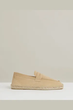 Reiss Cannes Suede Penny-Strap Espadrilles AU 11 (EU 45)
