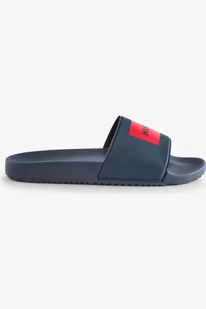 HUGO BOSS Blue Logo Sandals AU 12 (EU 46)