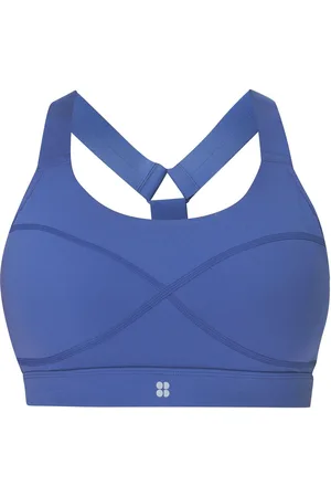 Sweaty Betty Blue Medium Power Support Sports Bra XXL
