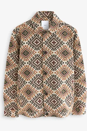 Next Pattern Tapestry Shacket Overshirt XL